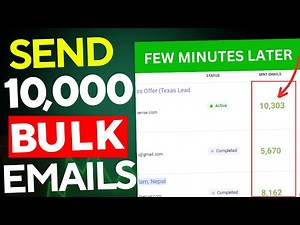 I Sent 10,000 Bulk Emails In Minutes (New Method)