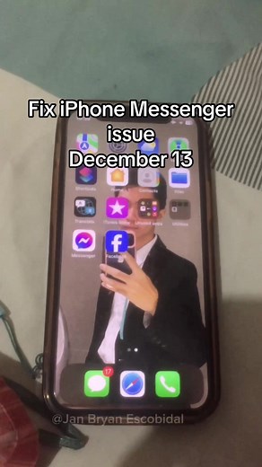 Fix iPhone Messenger Issue