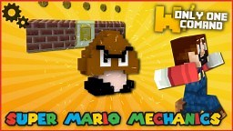 Super Mario mechanics with only one command block Minecraft Map