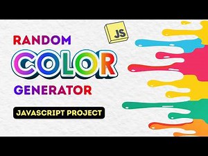 Random Color Generator using JavaScript | JavaScript Project