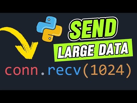 Python Networking Tutorial #8 – Large File Transfer with Real-Time Progress over TCP