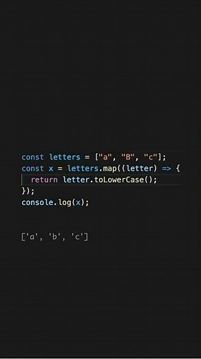 How to change all letters in an array to uppercase or lowercase in JavaScript!