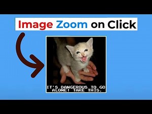 How to Zoom Image On Click using HTML & CSS Only