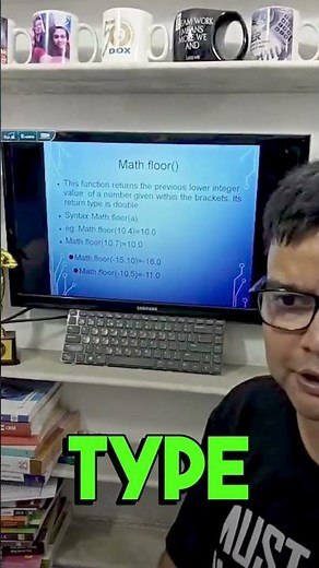Understanding the Math.floor() Function in Programming | Java Fact Day 27 | Dr. Santosh Kumar