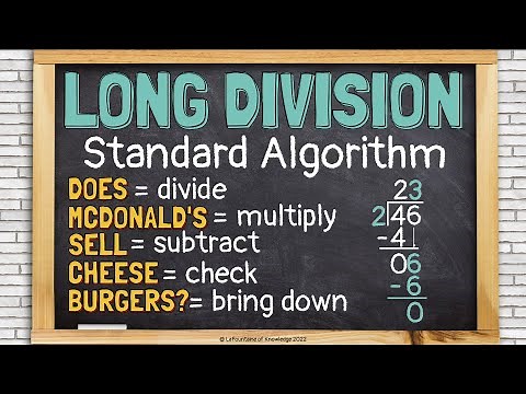 Long Division Using the Standard Algorithm