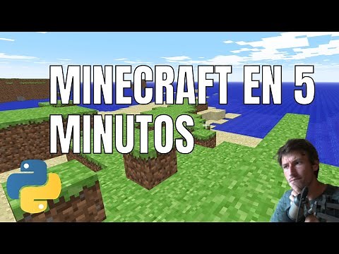 Creating Minecraft in 5 minutes programming in Python