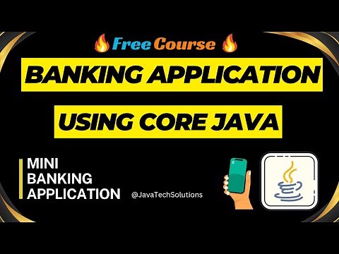 🔥🔥 Banking Application using Core Java | Banking Management Concept Using Core Java | Java 17 🔥🔥