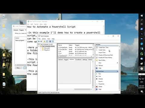 Automating Powershell Scripts with Task Scheduler