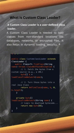 What is Custom Class Loader
