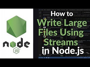How to Write Large Files Using Streams in Node.js | Easy File Writing with fs.createWriteStream