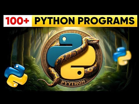 100+ Python Programs with Practicals for Beginners 🔥🐍