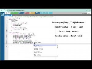 Sort custom objects using lambda expressions & ArrayList