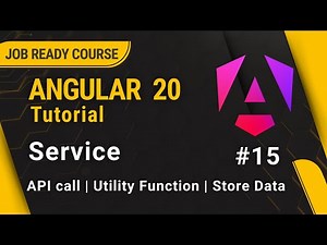 Angular 20 Tutorial for Beginners | Service in Angular | #15