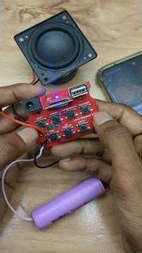 Amazing Bluetooth Module Board🔥 Charging + Inbuilt Amplifier Sound Test