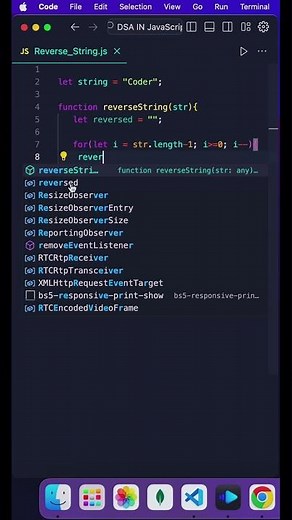How to reverse a string in javascript | Program to Reverse a String