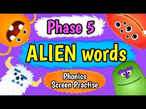 ALIEN WORDS | Phonics Screen Practise | Miss Ellis #alienwords #phonicsscreen