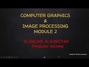 SCANLINE POLYGON FILLING ALGORITHM:Problem-solving