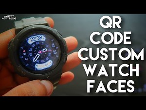 Install Custom Watchfaces Via Qr Code On Amazfit Watches