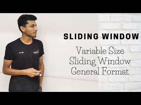 Variable Size Sliding Window General Format