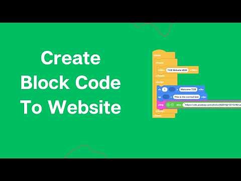How To Create Website using Block Code | 2024
