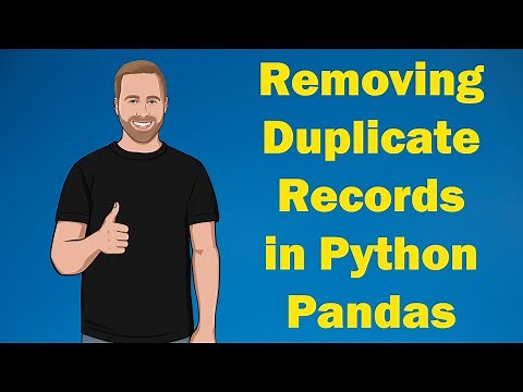 Removing Duplicate Records in Python Pandas