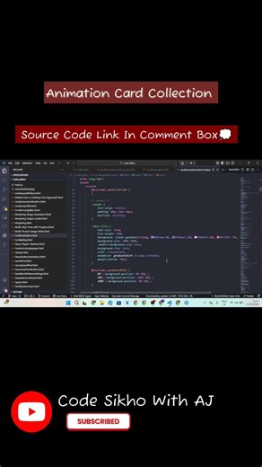 Advanced Animation Cards Collection 🔥 | CSS Creative UI Effects | HTML CSS Showcase #coding
