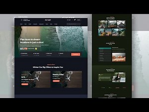 How to Build a Responsive Travel Website Using React JS | React JS Project for Beginners (2025)
