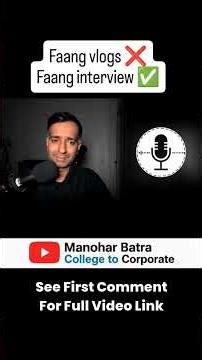 5 rounds of interview in FAANG | Interview Process and Questions