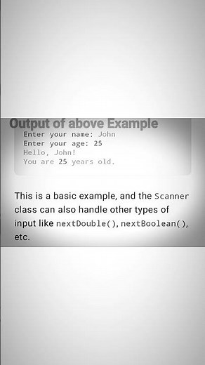 "How to Display User Input in Java: Scanner Class Output Explained!"