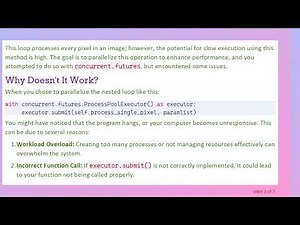 Tackling the Parallelization of Nested For Loops in Python