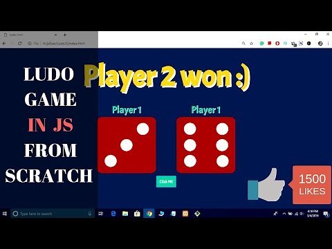 JavaScript Game in Hindi | Create a Ludo Game In JavaScript HTML and CSS in Hindi 2019