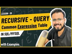 SQL Recursive CTE Query in SQL WITH Clause | Common Expression Table with Recursive Query