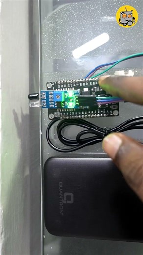 someone enters & Pc locks! Simple Security Project #shorts #iot #arduino #diyprojects #esp32