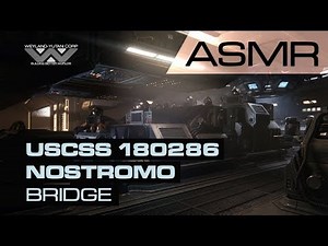 Alien's Nostromo Bridge ASMR - Ship noise with computers