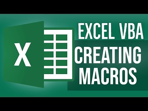 Excel VBA Tutorial for Beginners 4 - Writing/Creating Macros In Visual Basic For Applications