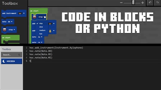 Teach your students an easy & fun way to code in just an hour! ⌨️💡✨ Students can code, create, and save the show in #MinecraftEdu’s Hour of Code: https://msft.it/6183qNGdU #EdTech #HourofCode Code.org | Minecraft Education