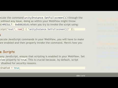 How to Execute a JavaScript Command within a WebView in C#