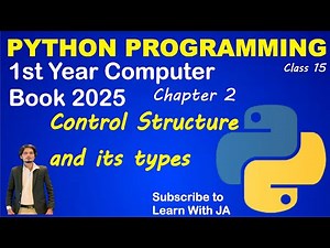 ✅ Control Structures in Python | 1st Year Computer Science | ✅ Python Control Structures Explained