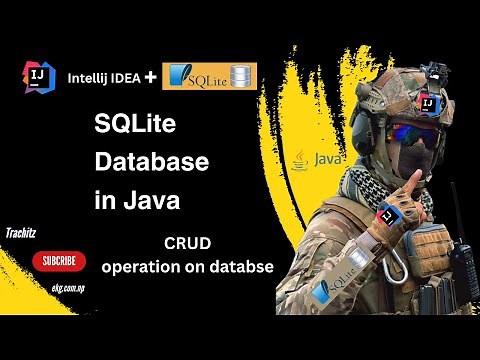 SQLite Database for Java in IntelliJ IDEA | Step-by-Step Tutorial with CRUD Operations