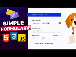 Formulaire de Paiement Avec Validation | Tutoriel HTML, CSS & JS