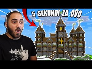 NAPRAVIO SAM OVU KUCU U MINECRAFTU ZA 5 SEKUNDNI ?!