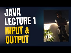 01. i introduction to java (input & output)