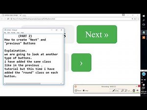How To Create Next and Previous Buttons PART 2
