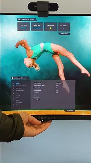 Alienware AW3423DWF OLED Gaming Monitor Brightness and Contrast