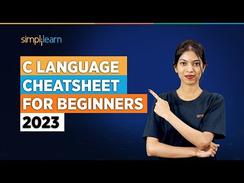 C Language Cheatsheet For Beginners 2026 📃 | C Programming in 2 Minutes | C Language | Simplilearn