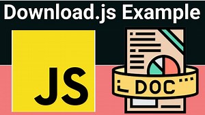 Javascript Download.js Example to Download Text,Blob & Images From URL With Filename in Browser