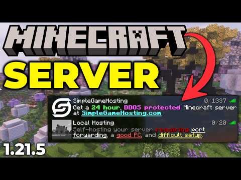 How To Make a Minecraft Server in 1.21.5