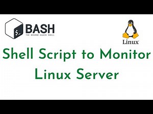 How to Create Shell Script to Monitor Linux Servers | Monitor Linux Server using Shell Script