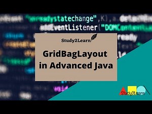 GridBagLayout in Advanced Java|Program for GridBagLayout in Advanced java