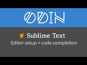 Sublime Text + Odin + Code completion
